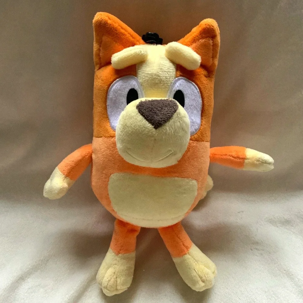 Bingo Zipper Plush Pouch Clip On 8